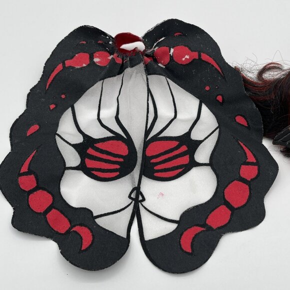Monster High LUNA MOTHEWS Boo York Doll Wings Skirt Black Bodysuit Incomplete - Picture 14 of 16